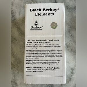 Authentic! 2 New Berkey Black Elements Filters.